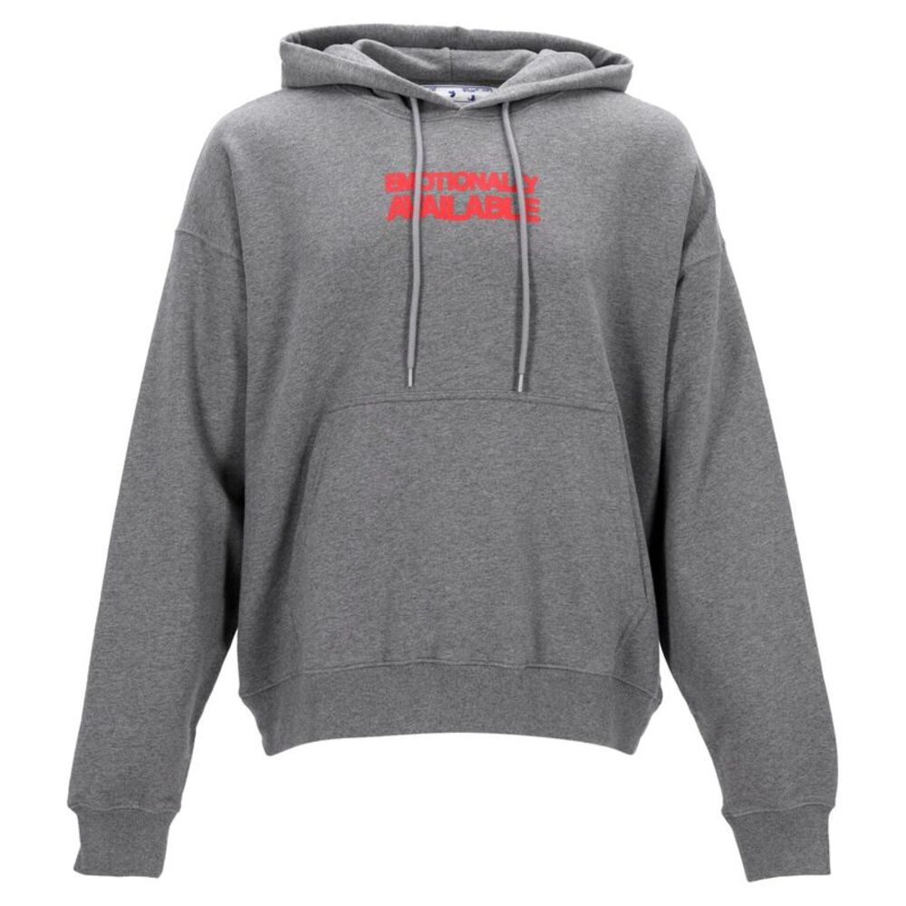 Off-White Hoodie grey with print